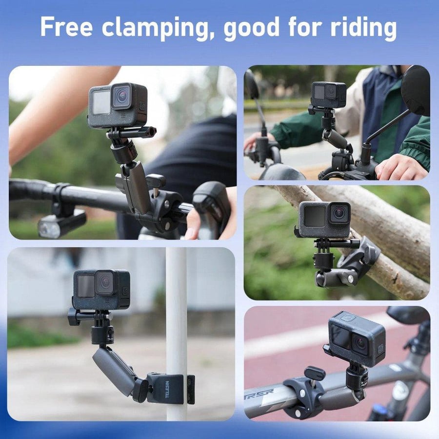 TELESIN Quick Release Universal Clamp Mount
