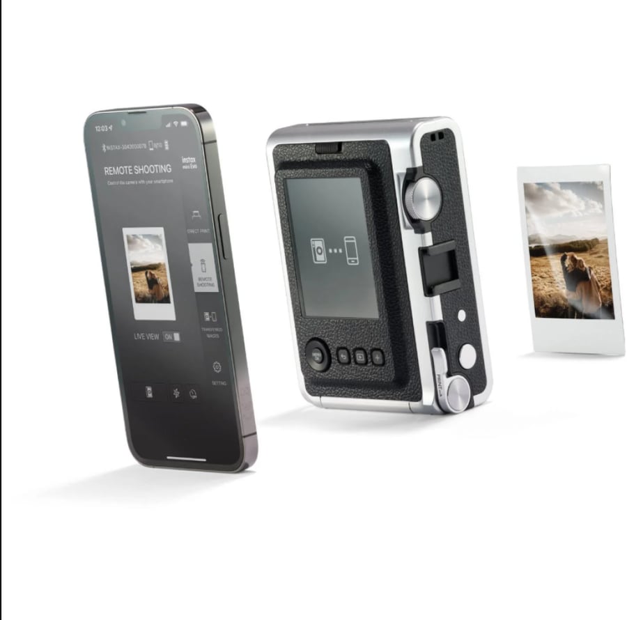 Fuji Instax Mini EVO Instant Camera (Black)