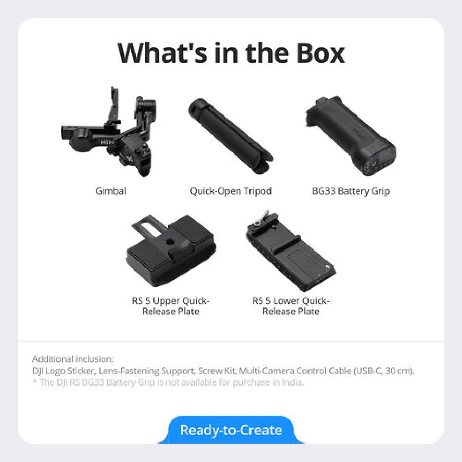 DJI Rs5 Gimbal Stabilizer combo