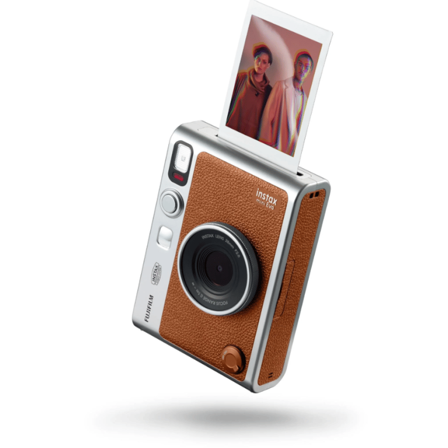 Fuji Instax mini Evo Instant Film Camera Brown