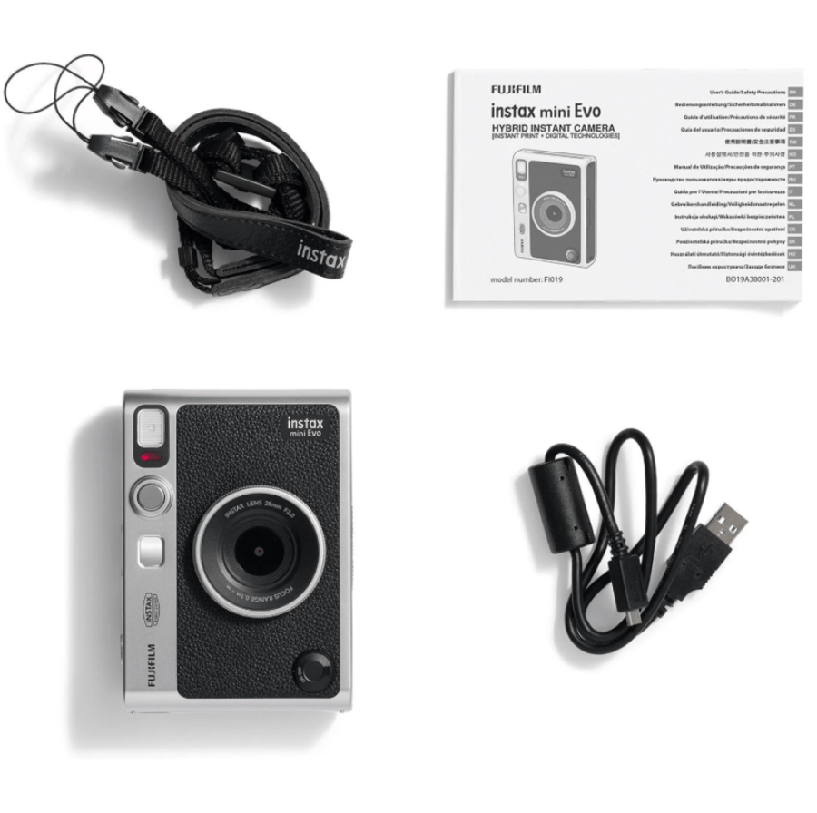 Fuji Instax Mini EVO Instant Camera (Black)