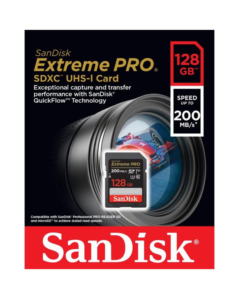 SanDisk Extreme PRO 128 GB SDXC UHS-I 200MB/S