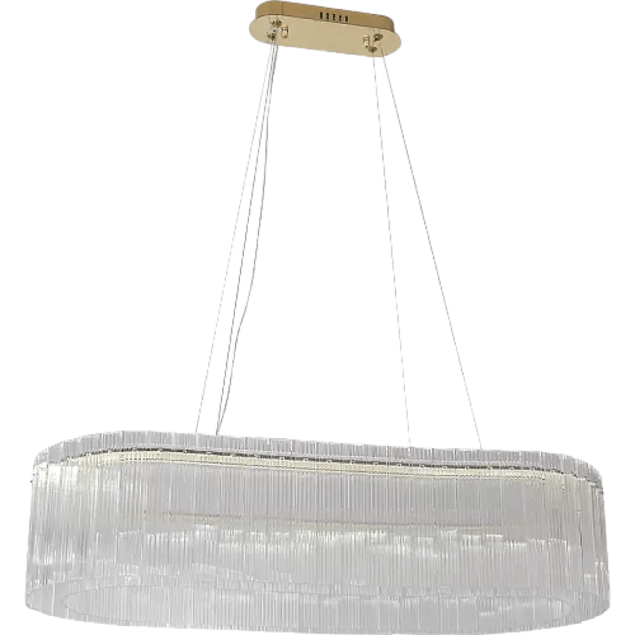 علاقي سقفي ذهبي LED 75 واط بمقاس 80×35 سم وثلاث درجات إضاءة