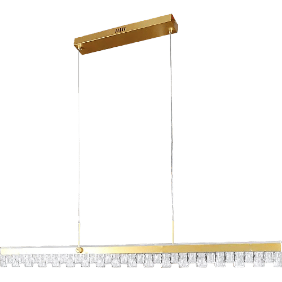 علاقي ذهبي خطي LED 55 واط بطول 120 سم وثلاث درجات إضاءة