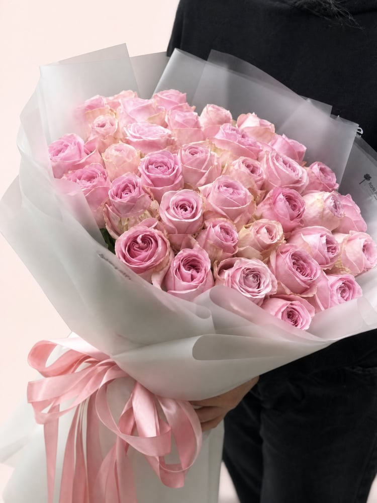 باقة ورد 40 جوري وردي