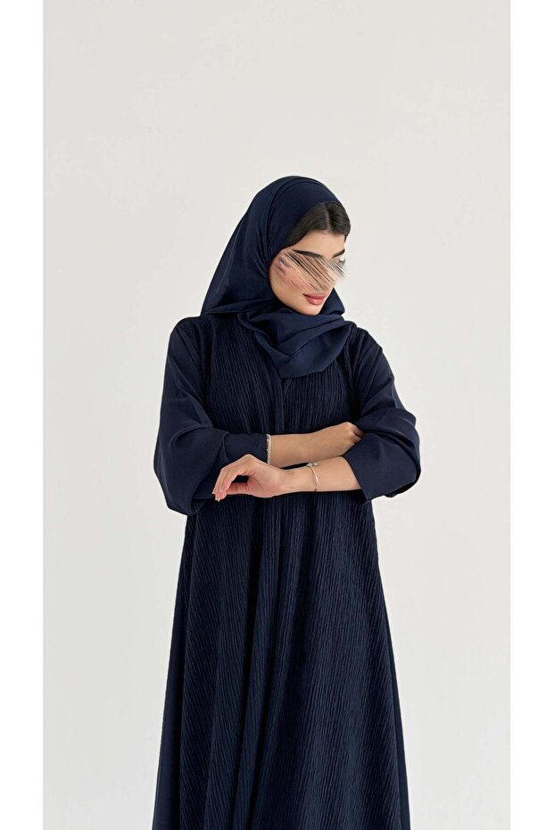 AYA mw2104 عبايه نص كلوش بخامة الكريب والجاكار حصرية