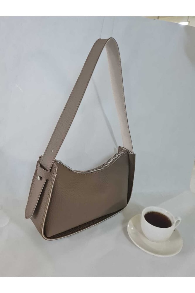 YMZBAG حقيبة باغيت نسائية لليد، باللون الأسود