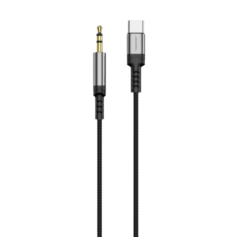 كابل من تايب سي إلى اوكس 3.5mm بطول 1.2م – صوت عالي الدقة وتصميم متين Jeebel