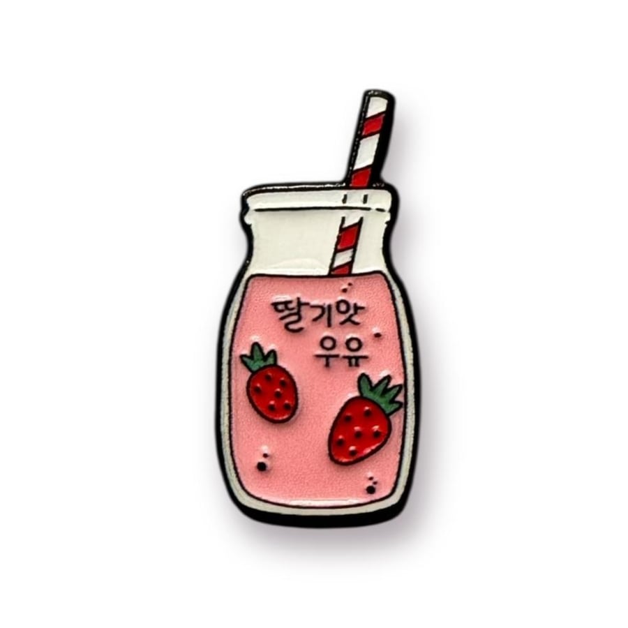 Strawberry juice sticker