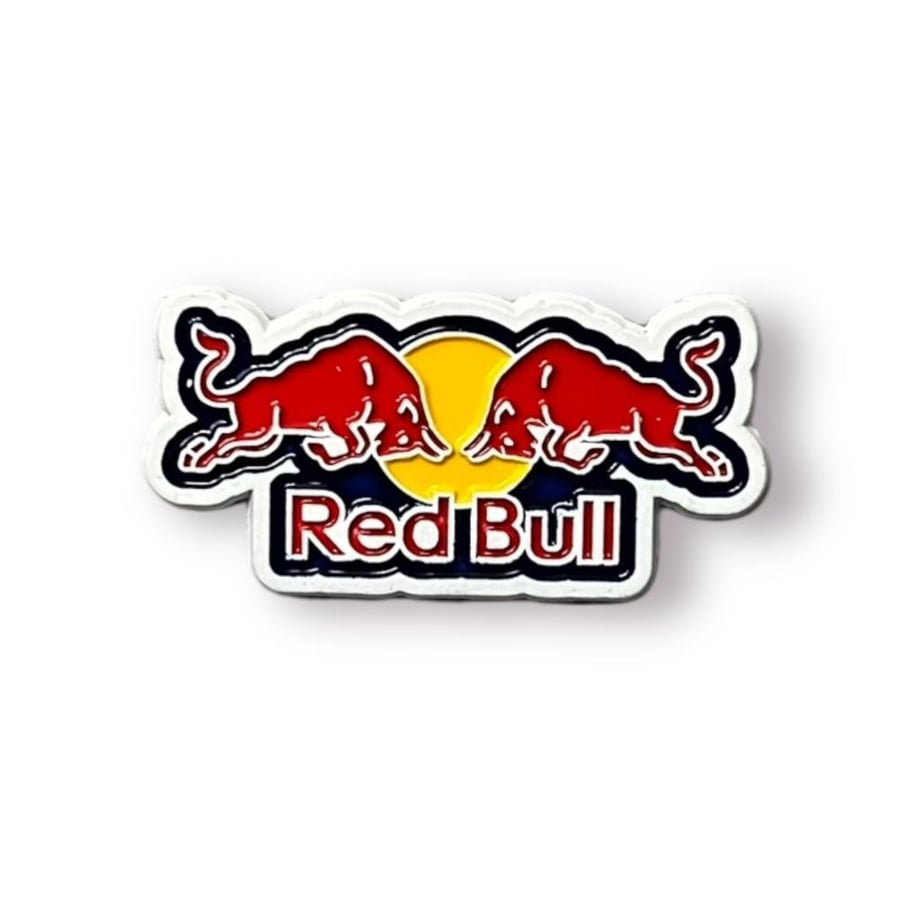 Red Bull white sticker