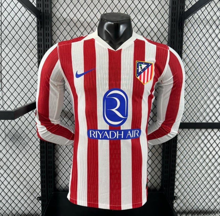 تيشيرت أتلتيكو مدريد أكمام طويلة نسخة اللاعبين | 26-2025| Atletico Madrid