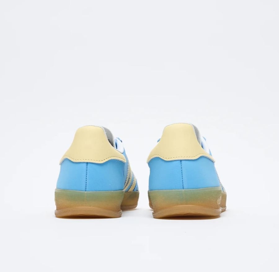Adidas Originals - W Gazelle Indoor (Semi Blue Burst/Almost Yellow)