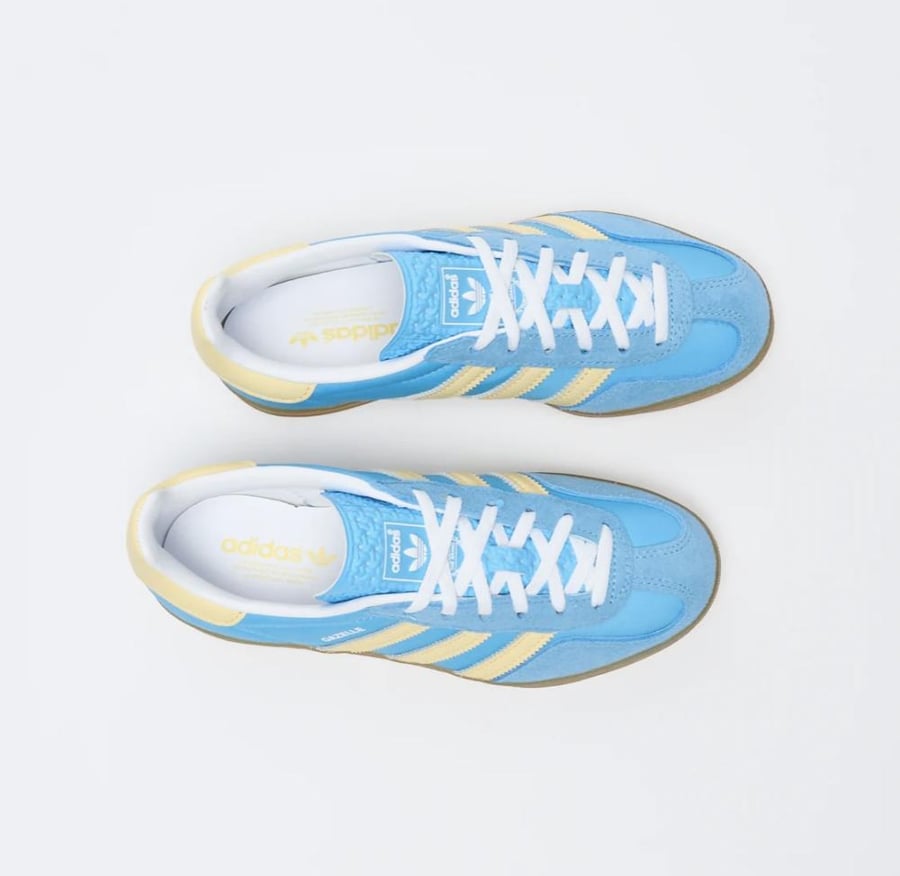 Adidas Originals - W Gazelle Indoor (Semi Blue Burst/Almost Yellow)