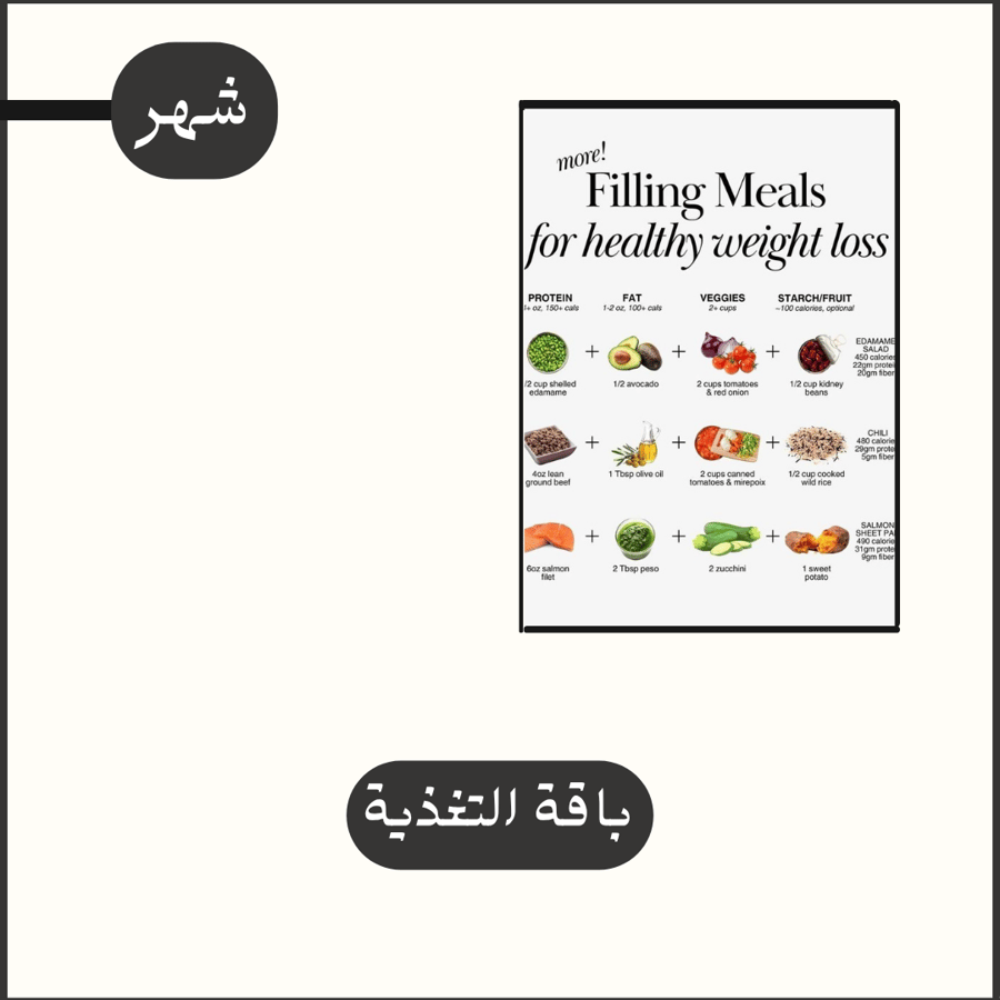 باقة التغذية
