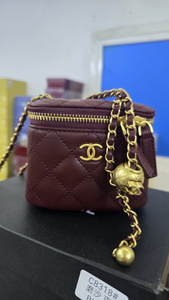 Chanel bag mine with its accessories