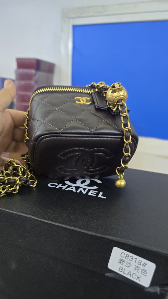 Chanel bag mine with its accessories