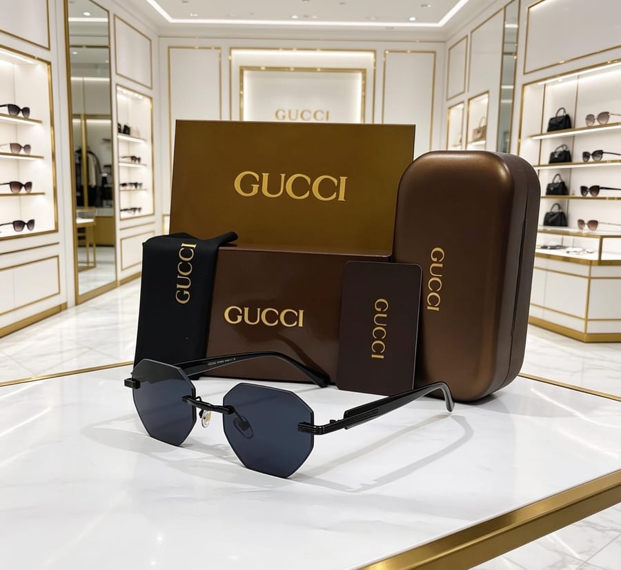 Gucci glasses with accessories