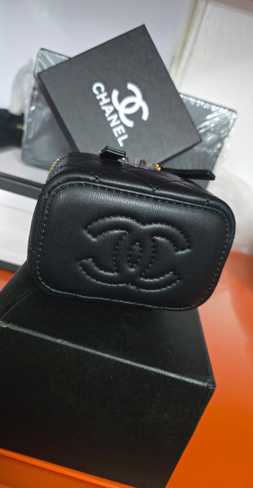 Chanel bag mine with its accessories