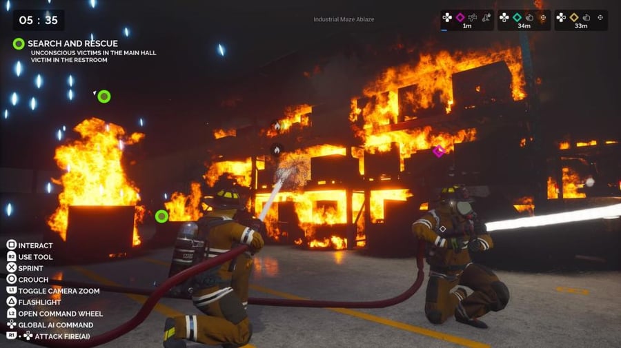 تأجير لعبة Firefighting Simulator The Squad على PS5