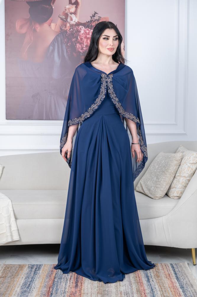 فستان سهرة أنيق نسائي شكل فراشه