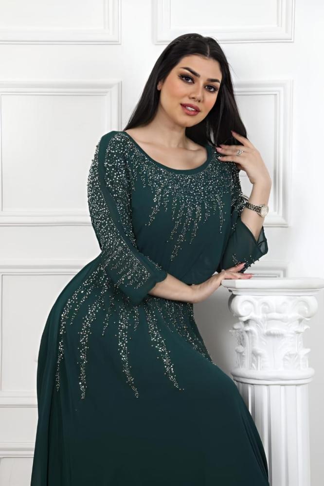 فستان فخم التطاريز السائلة ARE