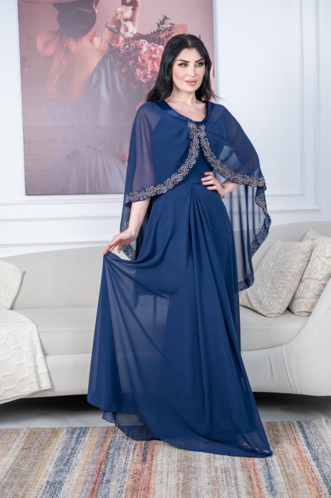 فستان سهرة أنيق نسائي شكل فراشه