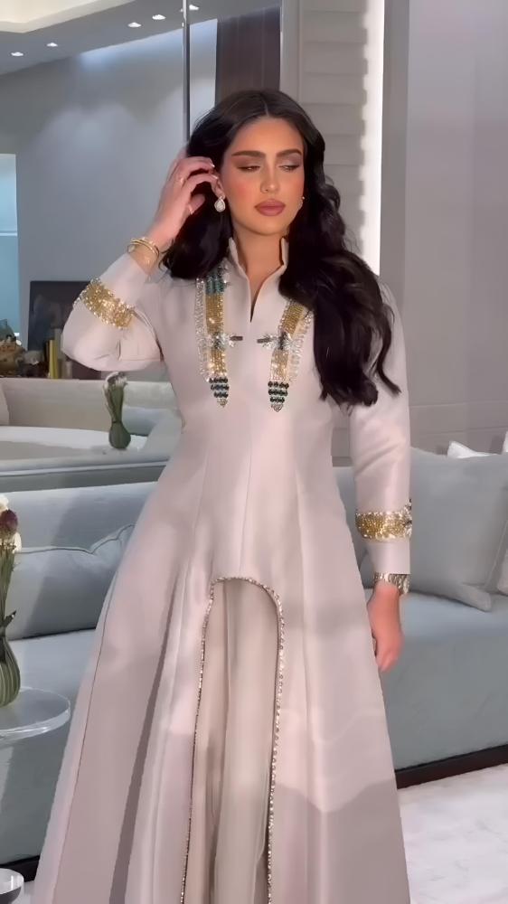 فستان فخم زمرد الاطياف NBER