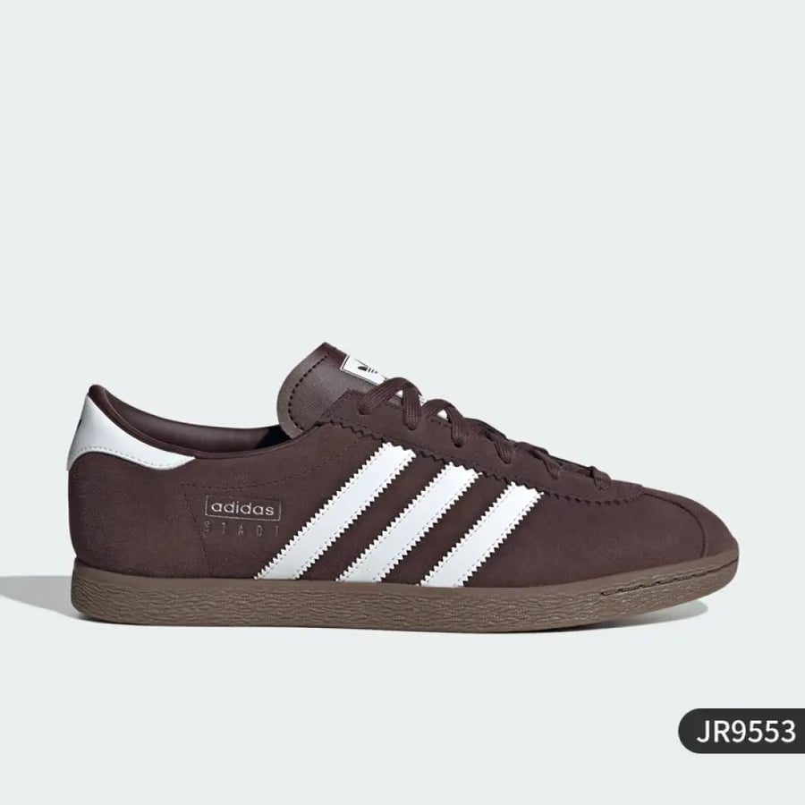 حذاء رياضي Adidas Official Original STADT للجنسين بتصميم كلاسيكي منخفض الارتفاع JR9553
