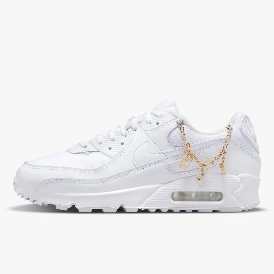 حذاء Nike Authentic AIR MAX 90 PRM كاجوال نسائي جديد DH0569-100