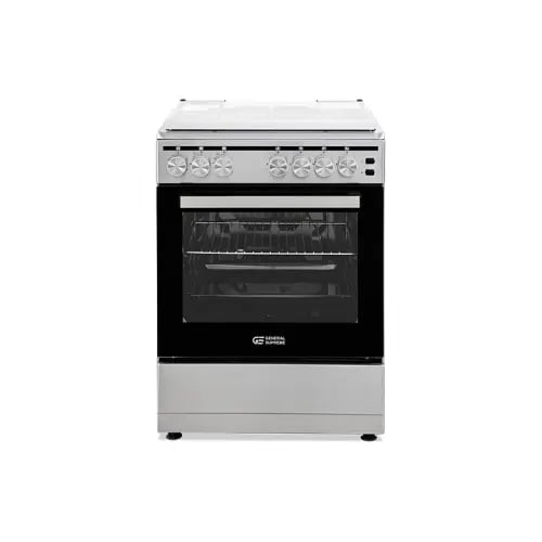 فرن غاز, GS6060FGS,جنرال سوبريم,  60*55 سم, 4 شعلات, امان كامل, ستيل, تركي, GS6060FGS