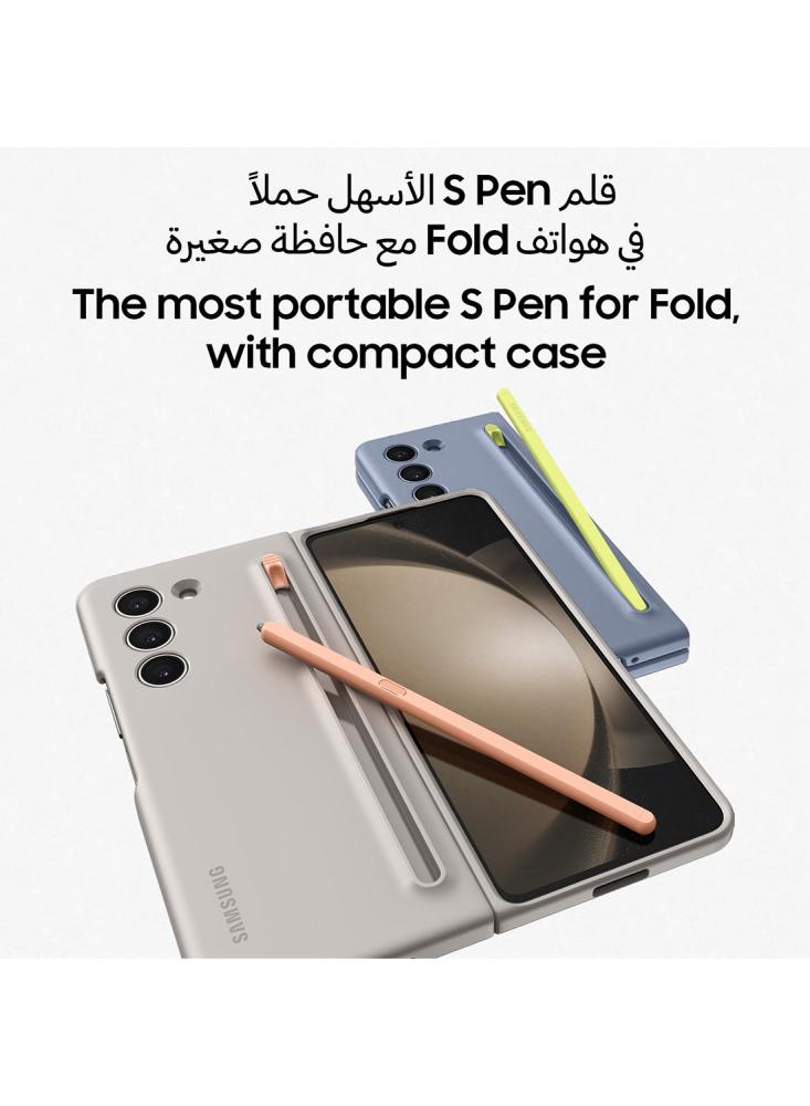 جوال سامسونج Galaxy Z Fold 5 رام 12 جيجابايت 512 جيجابايت 5G شريحتين كريمي