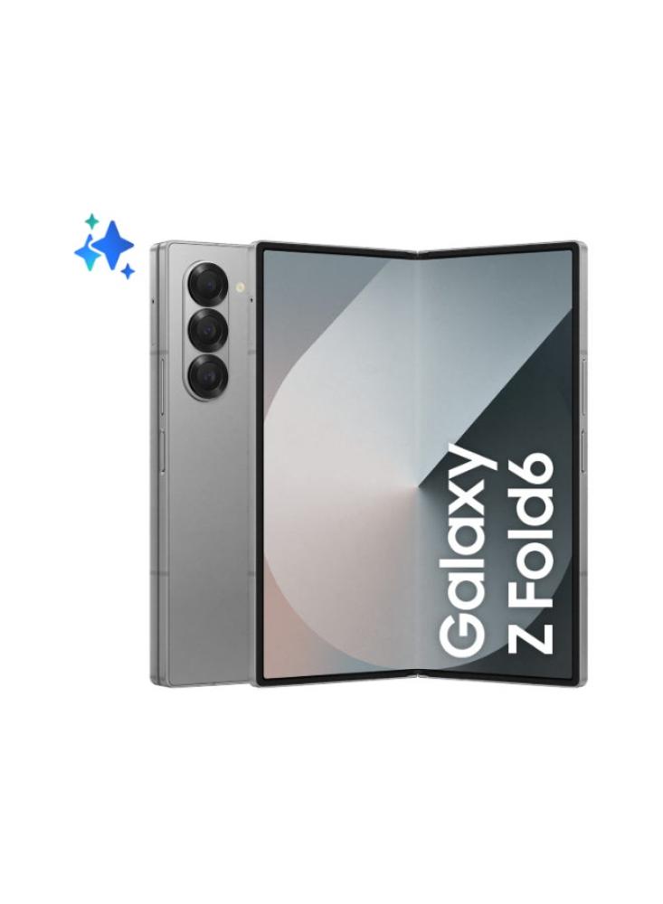 جوال سامسونج Galaxy Z Fold 6 رام 12 جيجابايت 256 جيجابايت 5G شريحتين فضي