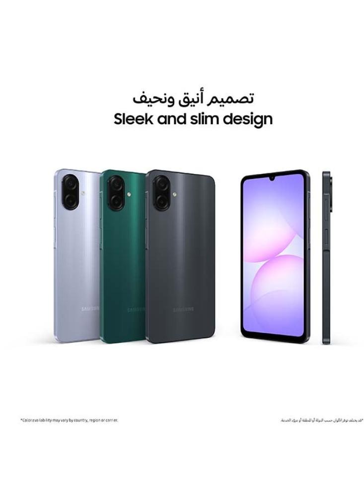 جوال سامسونج Galaxy A07 128 جيجابايت شريحتين أخضر