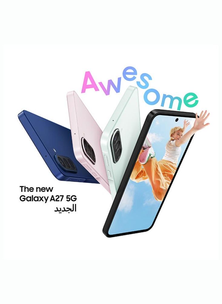 جوال سامسونج Galaxy A27 رام 6 جيجابايت 128 جيجابايت 5G شريحتين أسود