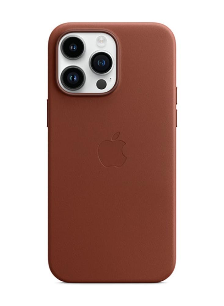 غطاء حماية أبل iPhone 14 Pro Max Leather Umber