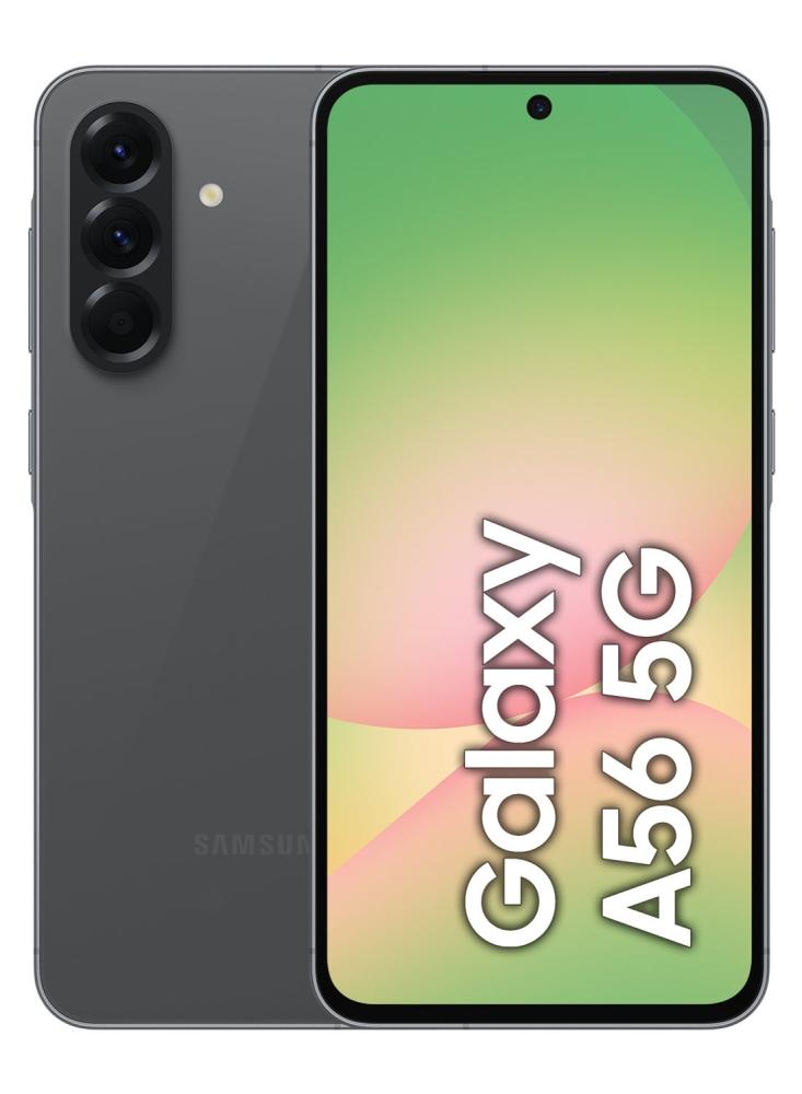 جوال سامسونج Galaxy A56 رام 8 جيجابايت 256 جيجابايت 5G شريحتين رمادي جرافيت