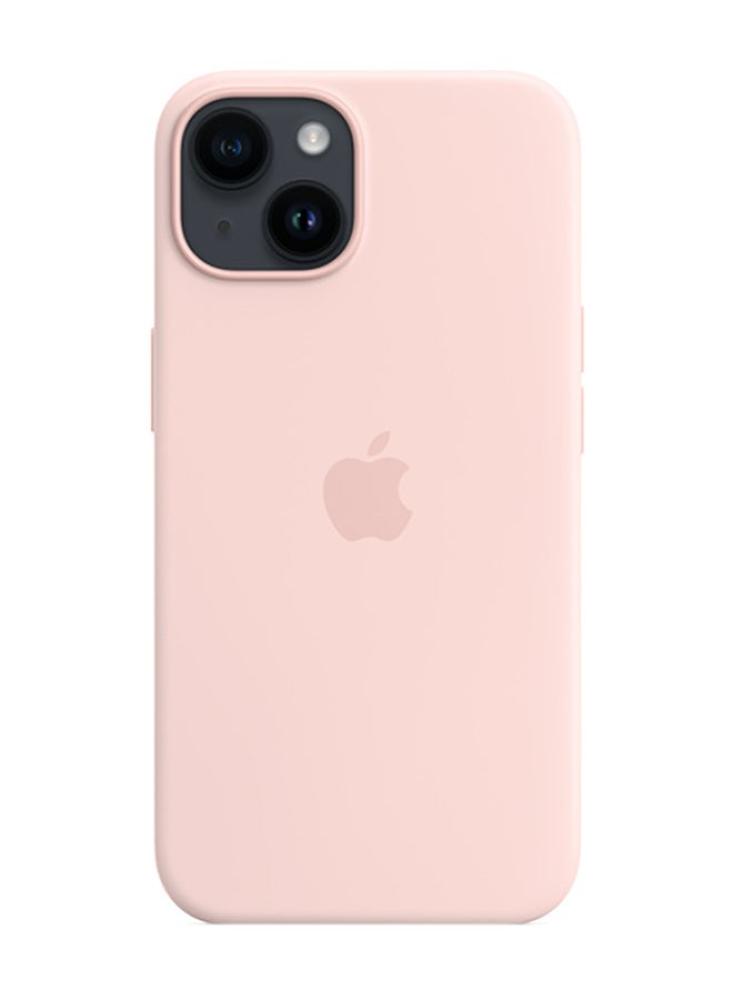غطاء حماية أبل iPhone 14 Silicone وردي