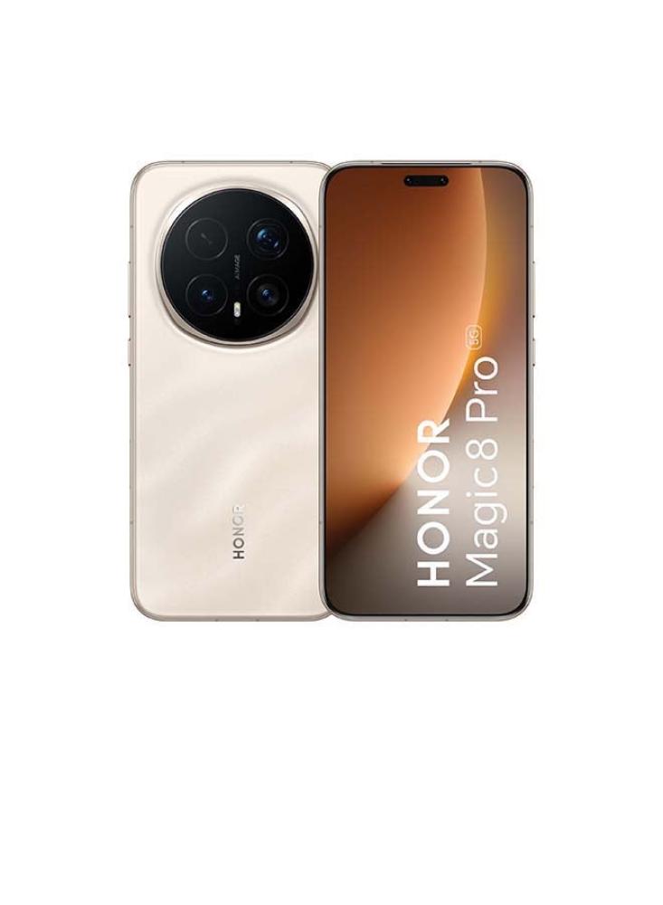 جوال هونر Magic 8 Pro Sunrise رام 12 جيجابايت 512 جيجابايت 5G شريحتين ذهبي