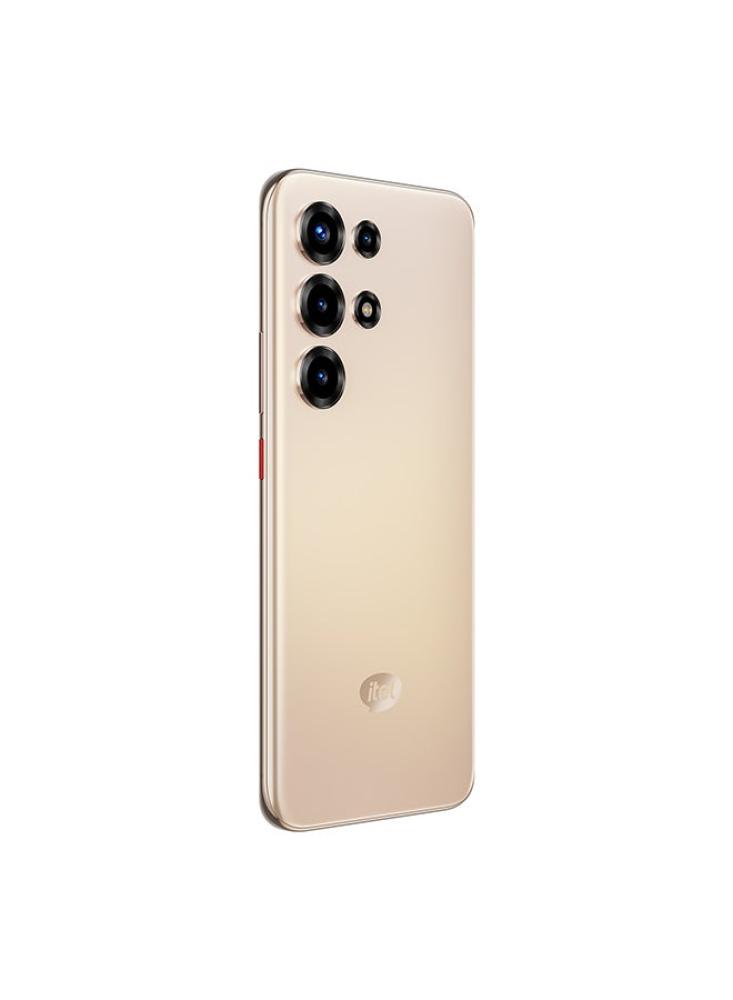 جوال ITEL S26 Ultra Blush رام 16 جيجابايت 256 جيجابايت شريحتين ذهبي