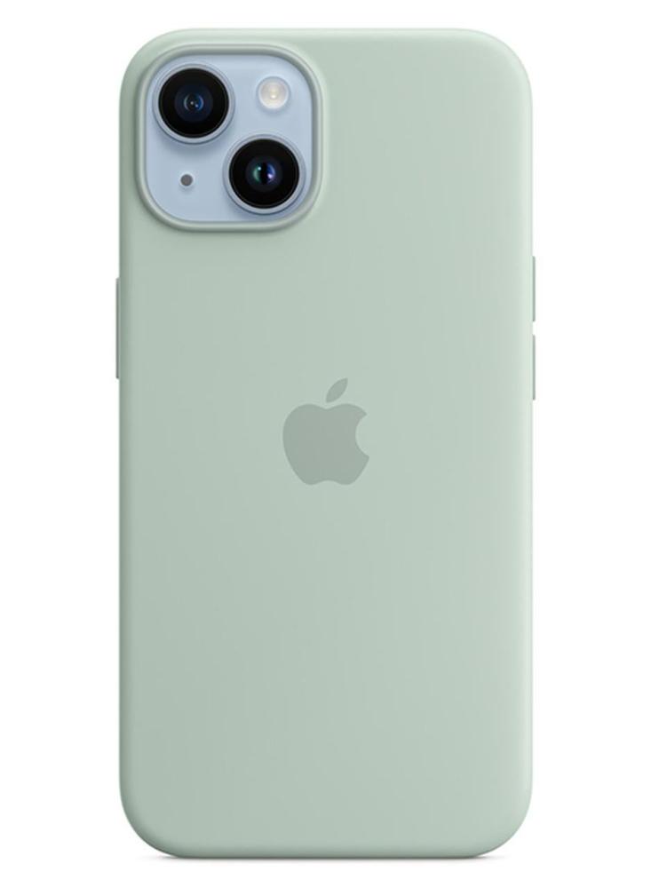 غطاء حماية أبل iPhone 14 Silicone Succulent