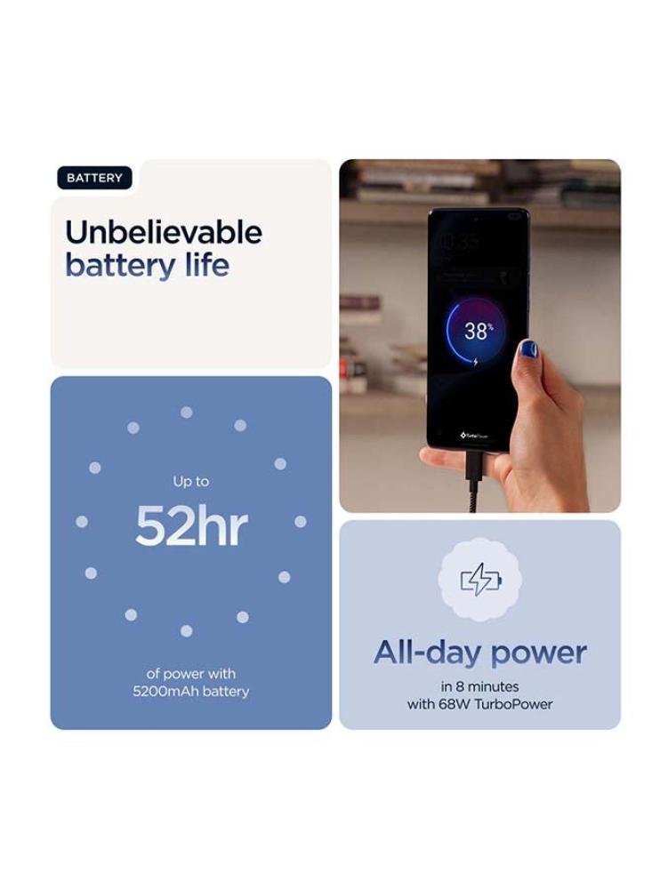 جوال موتورولا Edge 60 رام 12 جيجابايت 512 جيجابايت 5G شريحتين أزرق مخضر