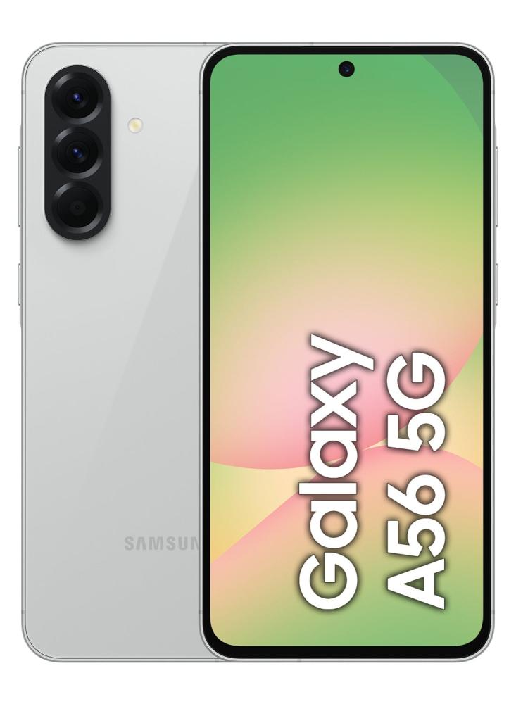 جوال سامسونج Galaxy A56 Awesome Light رام 8 جيجابايت 128 جيجابايت 5G شريحتين رمادي