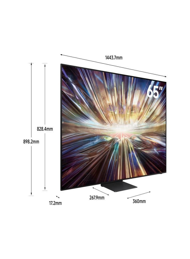 مكبر صوت سامسونج Neo QLED 8K AI 65 بوصة أسود