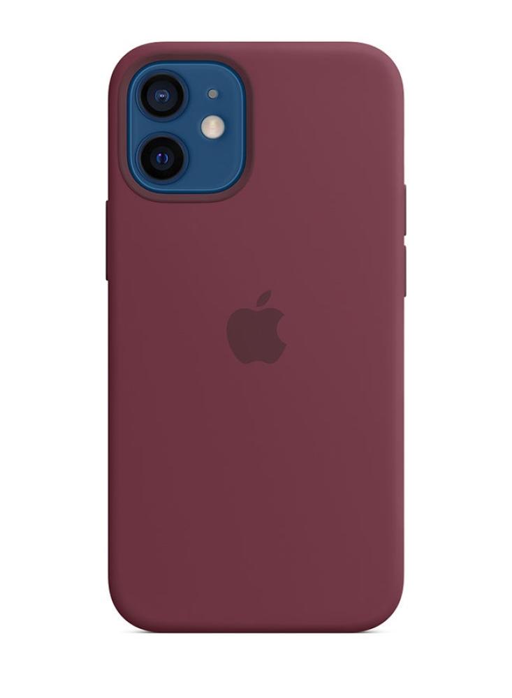 غطاء حماية أبل iPhone 12 mini Silicone برقوقي