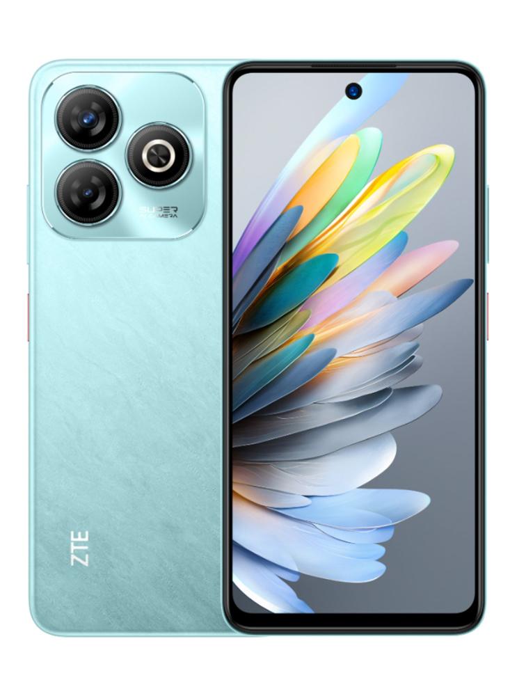 جوال ZTE Blade A55 Water رام 8 جيجابايت 128 جيجابايت شريحتين أزرق