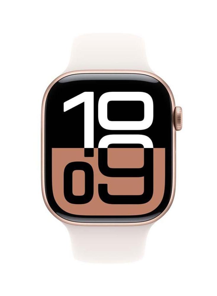 غطاء حماية أبل Series 10 Gps Cellular ذهبي