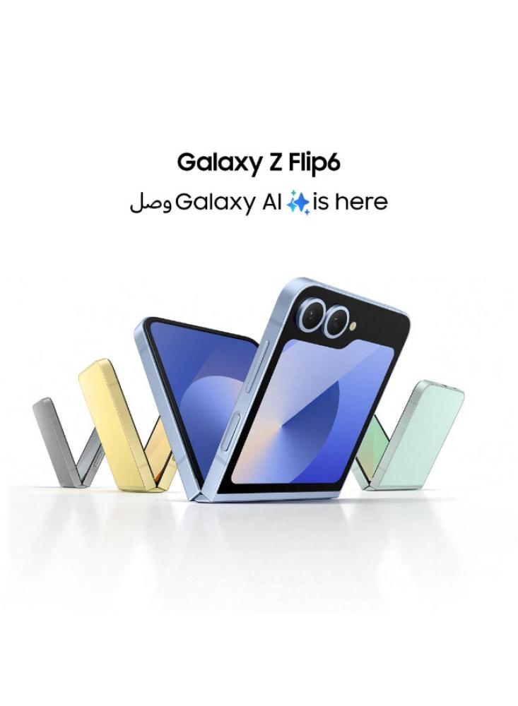 جوال سامسونج Galaxy Z Flip 6 رام 12 جيجابايت 512 جيجابايت 5G فضي