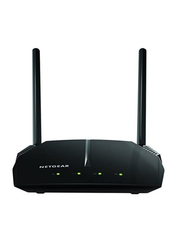 راوتر نت جير AC1200 ثنائي النطاق واي فاي أسود