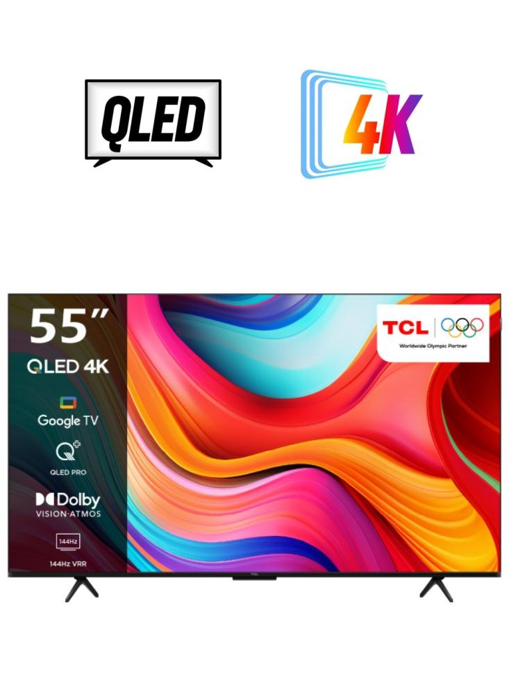 شاشة تي سي إل QLED Pro 144Hz Onkyo 55 بوصة أسود