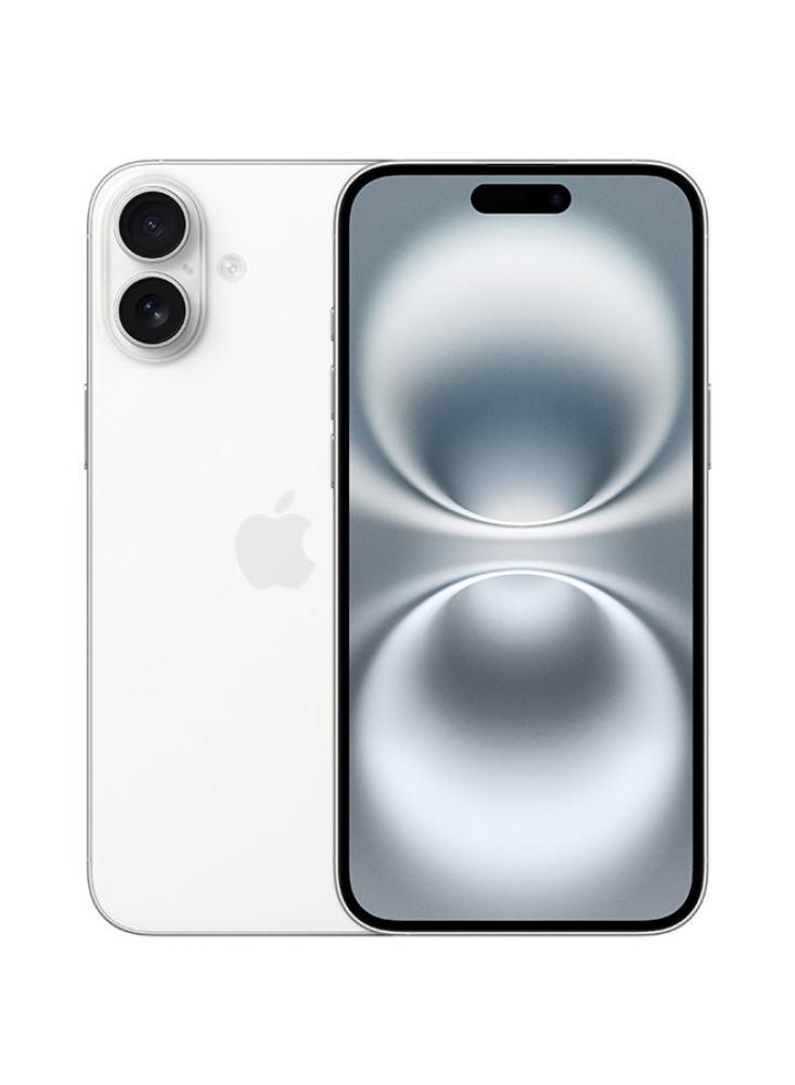 جوال أبل iPhone 16 128 جيجابايت 5G أبيض